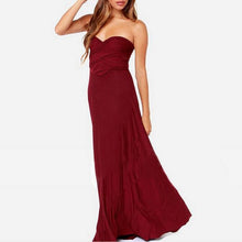 Load image into Gallery viewer, Sexy Women Multiway Wrap Convertible Boho Maxi Club Red Dress Bandage Long Dress Party Bridesmaids Infinity Robe Longue Femme