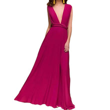Load image into Gallery viewer, Sexy Women Multiway Wrap Convertible Boho Maxi Club Red Dress Bandage Long Dress Party Bridesmaids Infinity Robe Longue Femme